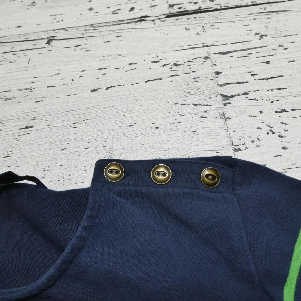 Brooks‎ Brothers Shirt Youth Medium Blue Striped Long Sleeve Button Shoulder